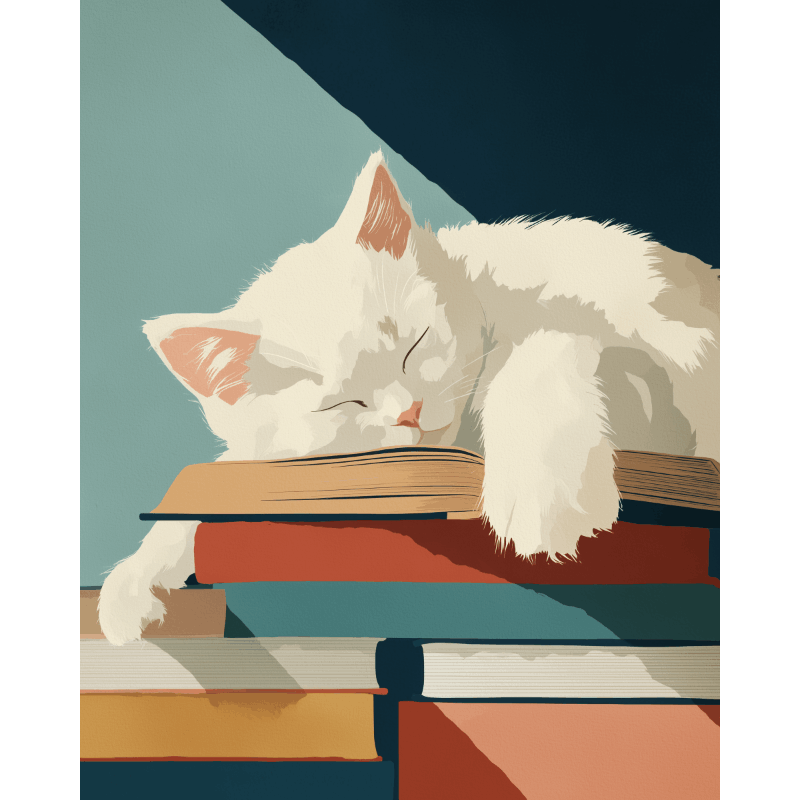 The Softest Bookmark | Paint by Number- Paint by Numbers