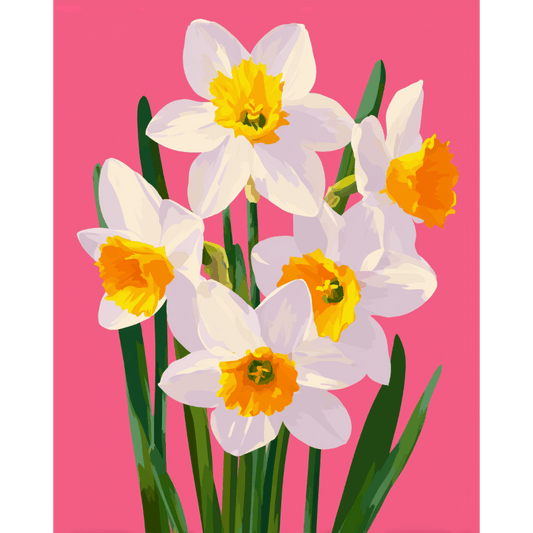 Spring in Bold | Paint by Number- Paint by Numbers