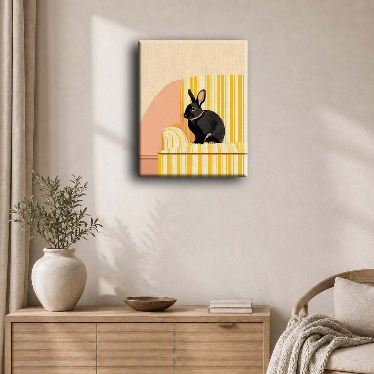 Black Rabbit | Paint by Number