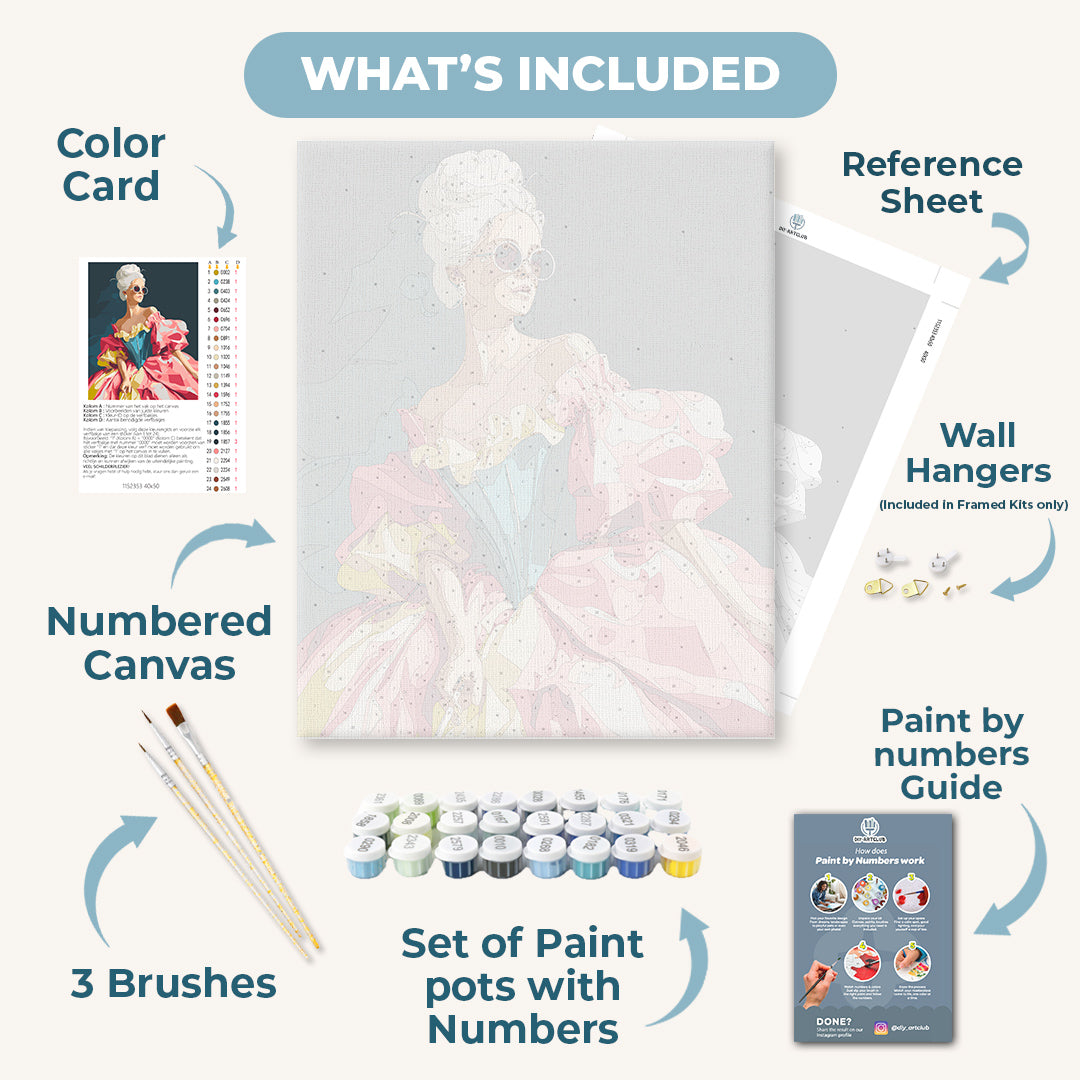 The Modern Duchess | Paint by Number