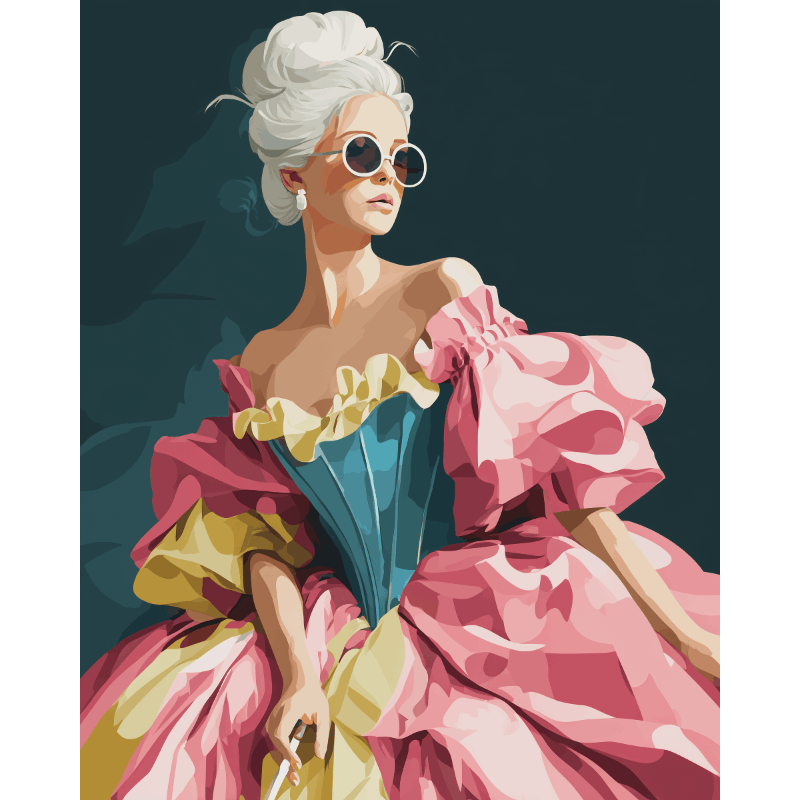 The Modern Duchess | Paint by Number- Paint by Numbers