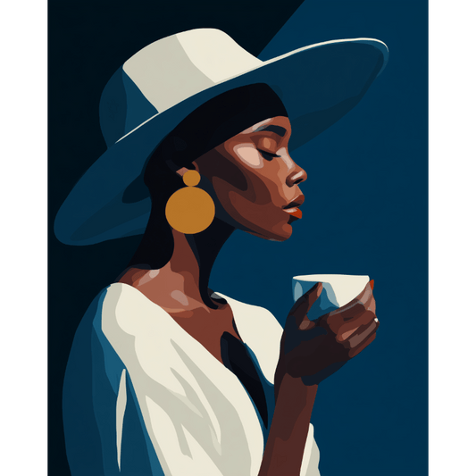 Midnight Coffee | Paint by Number- Paint by Numbers