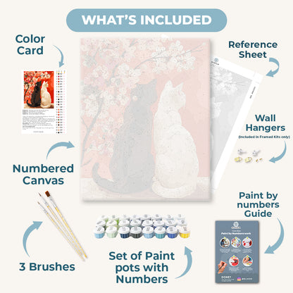 Together under Petals | Paint by Number