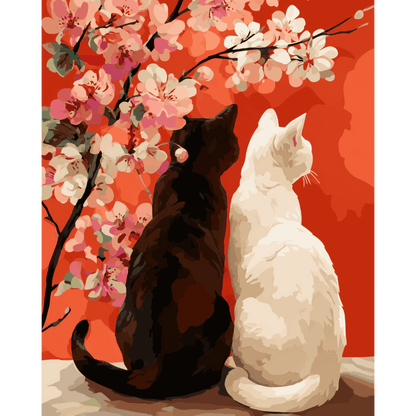 Together under Petals | Paint by Number- Paint by Numbers