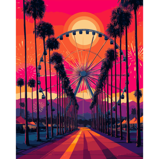 Road to the festival | Paint by Number- Paint by Numbers