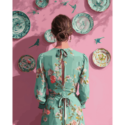 Echoes in Porcelain | Paint by Number- Paint by Numbers