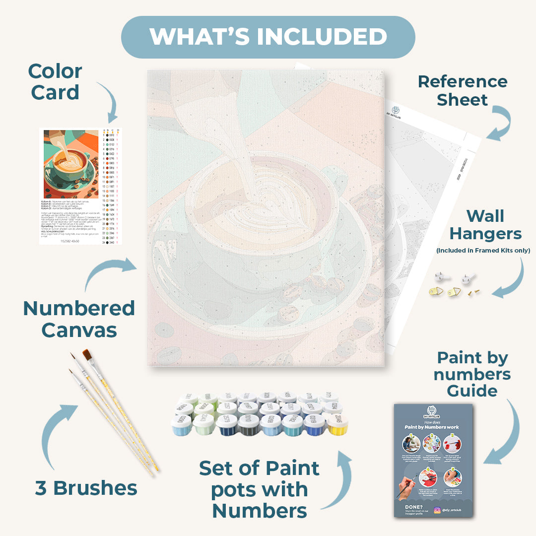Coffee with Love | Paint by Number