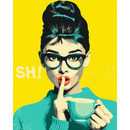 Sip in Silence | Paint by Number- Paint by Numbers