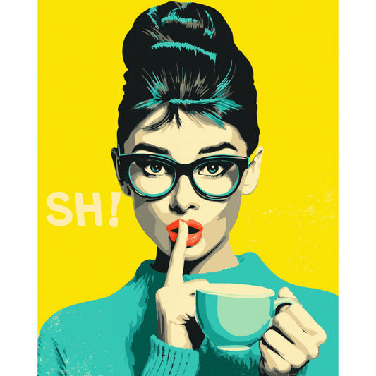 Sip in Silence | Paint by Number- Paint by Numbers