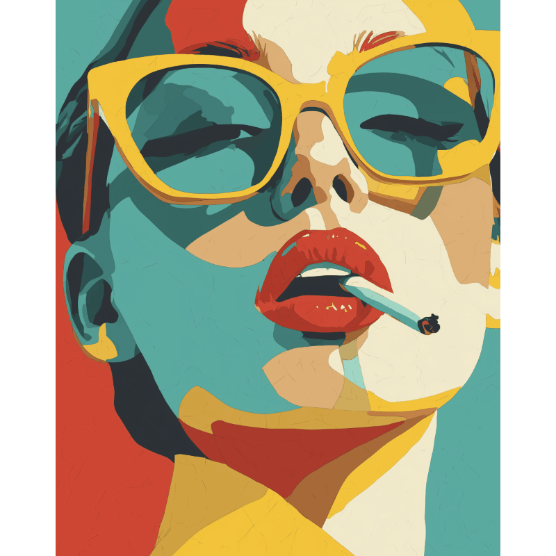 Lipstick & Defiance | Paint by Number- Paint by Numbers