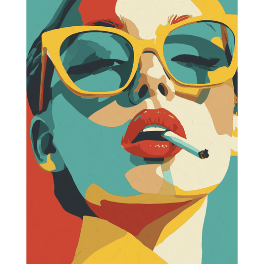 Lipstick & Defiance | Paint by Number- Paint by Numbers