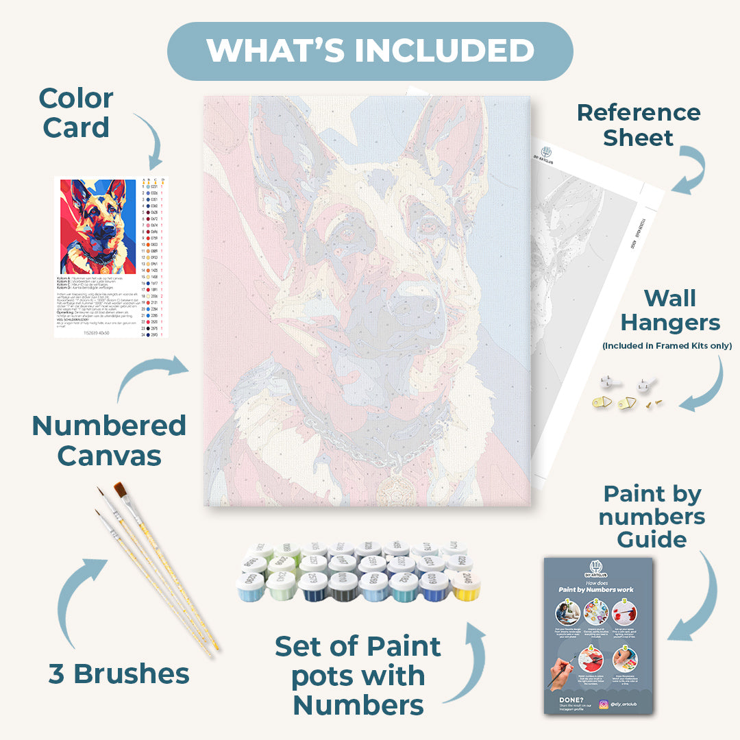 Honoring K9 | Paint by Number