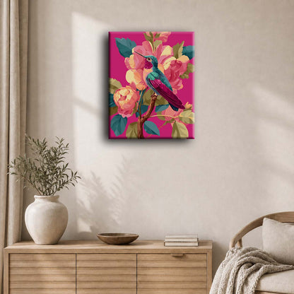 Vibrant Hummingbird | Paint by Number