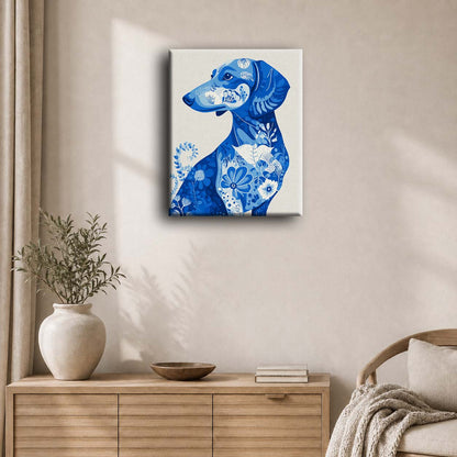 The Blue Companion | Paint by Number