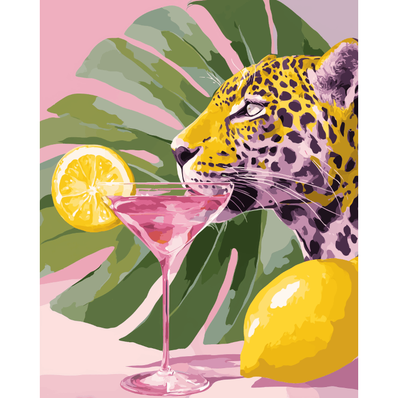 Jungle Vibe | Paint by Number- Paint by Numbers
