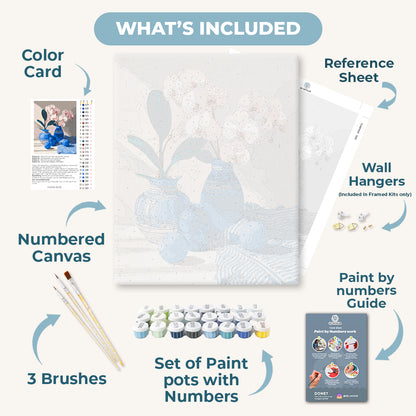 Orchid and Porcelain | Paint by Number