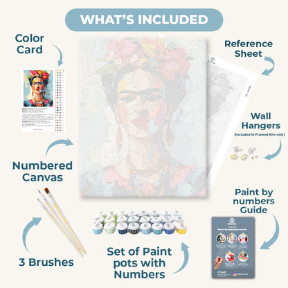 Expressive Frida | Paint by Number