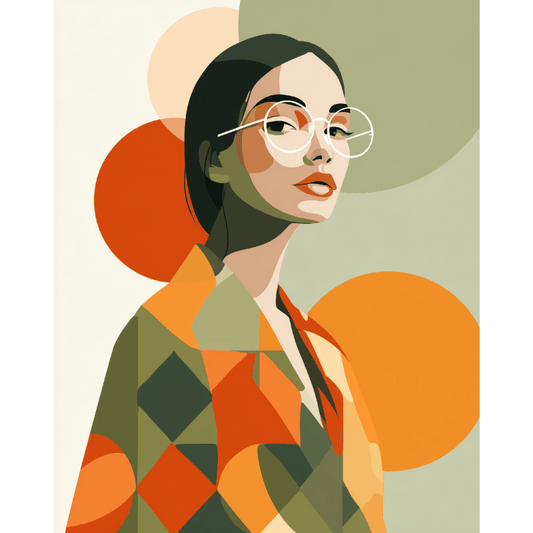 Scandinavian Girl | Paint by Number- Paint by Numbers
