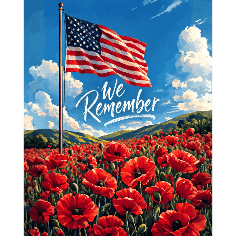 We Remember | Paint by Number- Paint by Numbers