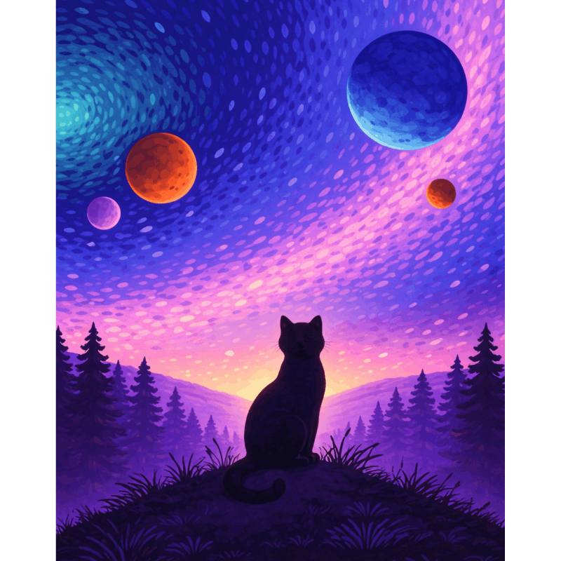 Everlasting Universe | Paint by Number- Paint by Numbers