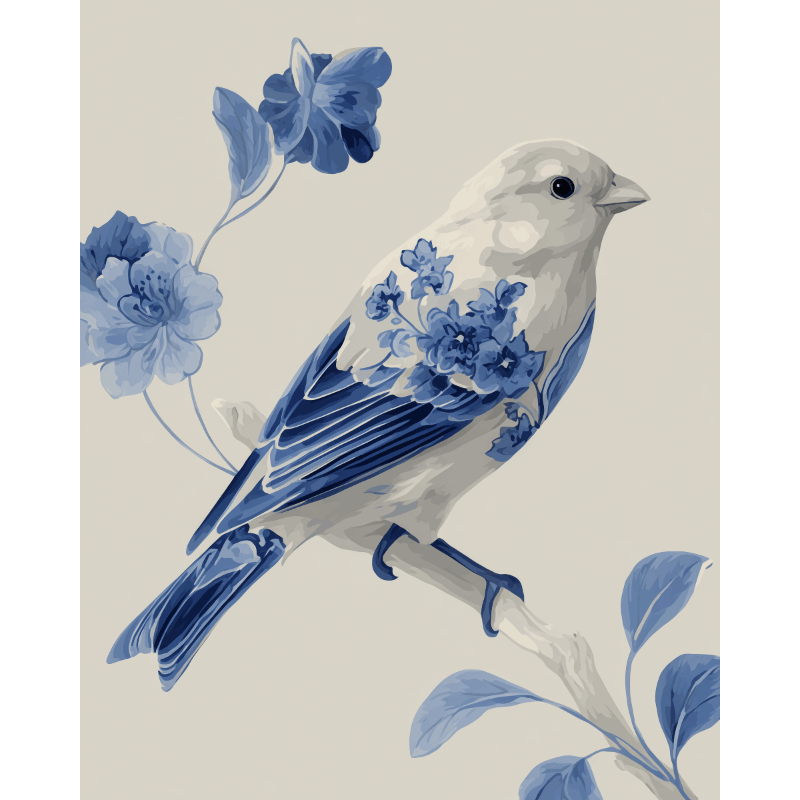 Fragile Canary | Paint by Number- Paint by Numbers