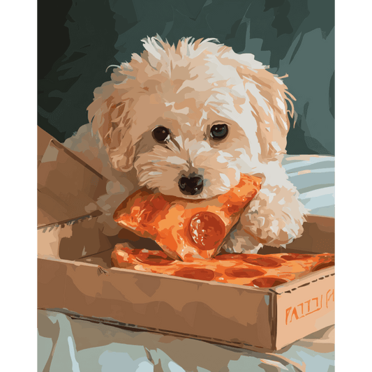 Pizza Lover | Paint by Number- Paint by Numbers