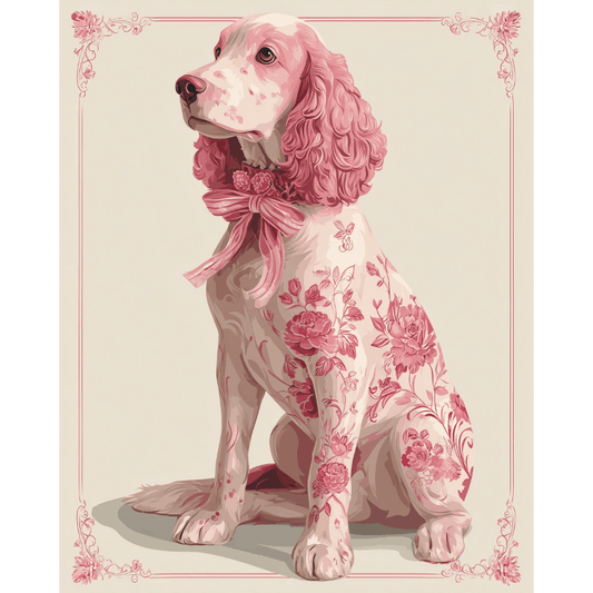A Noble Spaniel | Paint by Number- Paint by Numbers