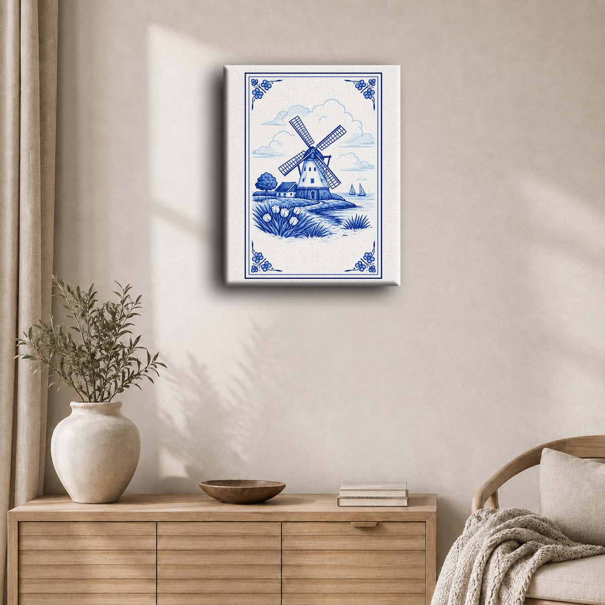 Dutch Windmill | Paint by Number