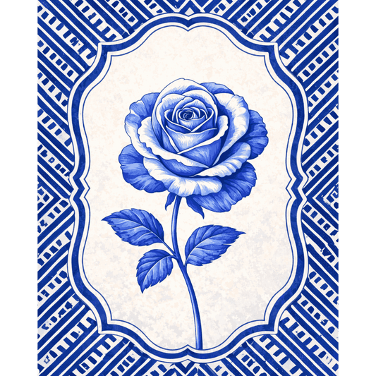 Ceramic Rose | Paint by Number- Paint by Numbers