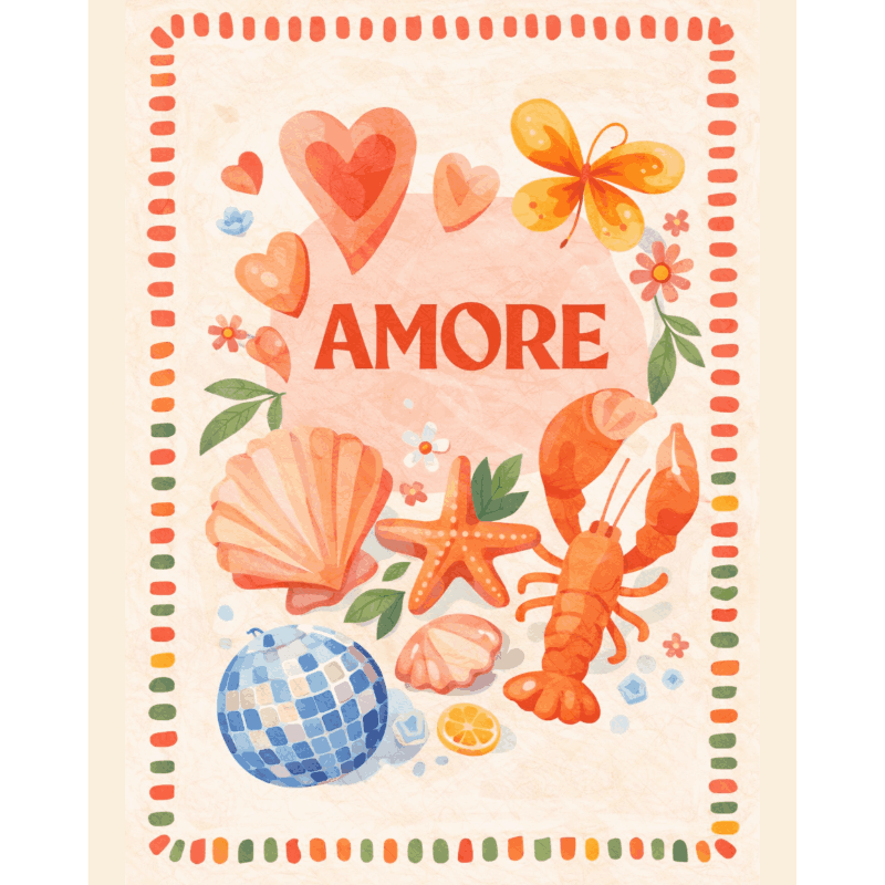 Amore | Paint by Number- Paint by Numbers