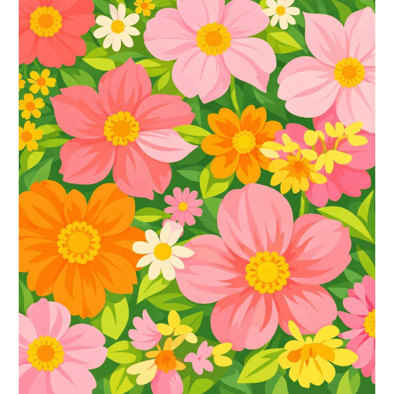 Flower Power | Paint by Number- Paint by Numbers