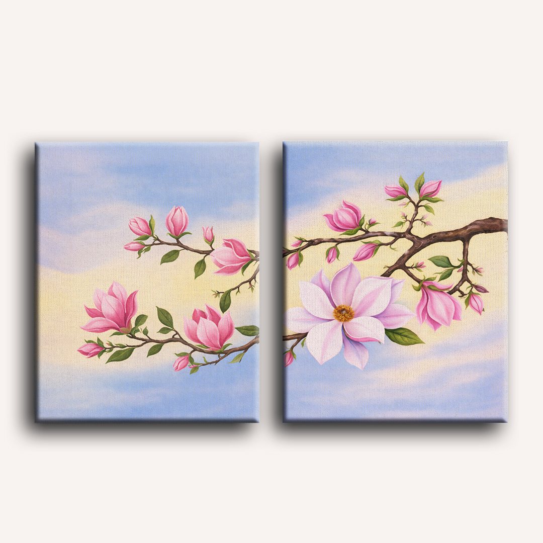 Mother's Day Bundle – Magnolia Blossoms- Paint by Numbers