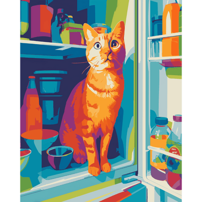 Food Beggar | Paint by Number- Paint by Numbers