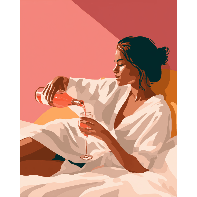 A Moment to Herself | Paint by Number- Paint by Numbers