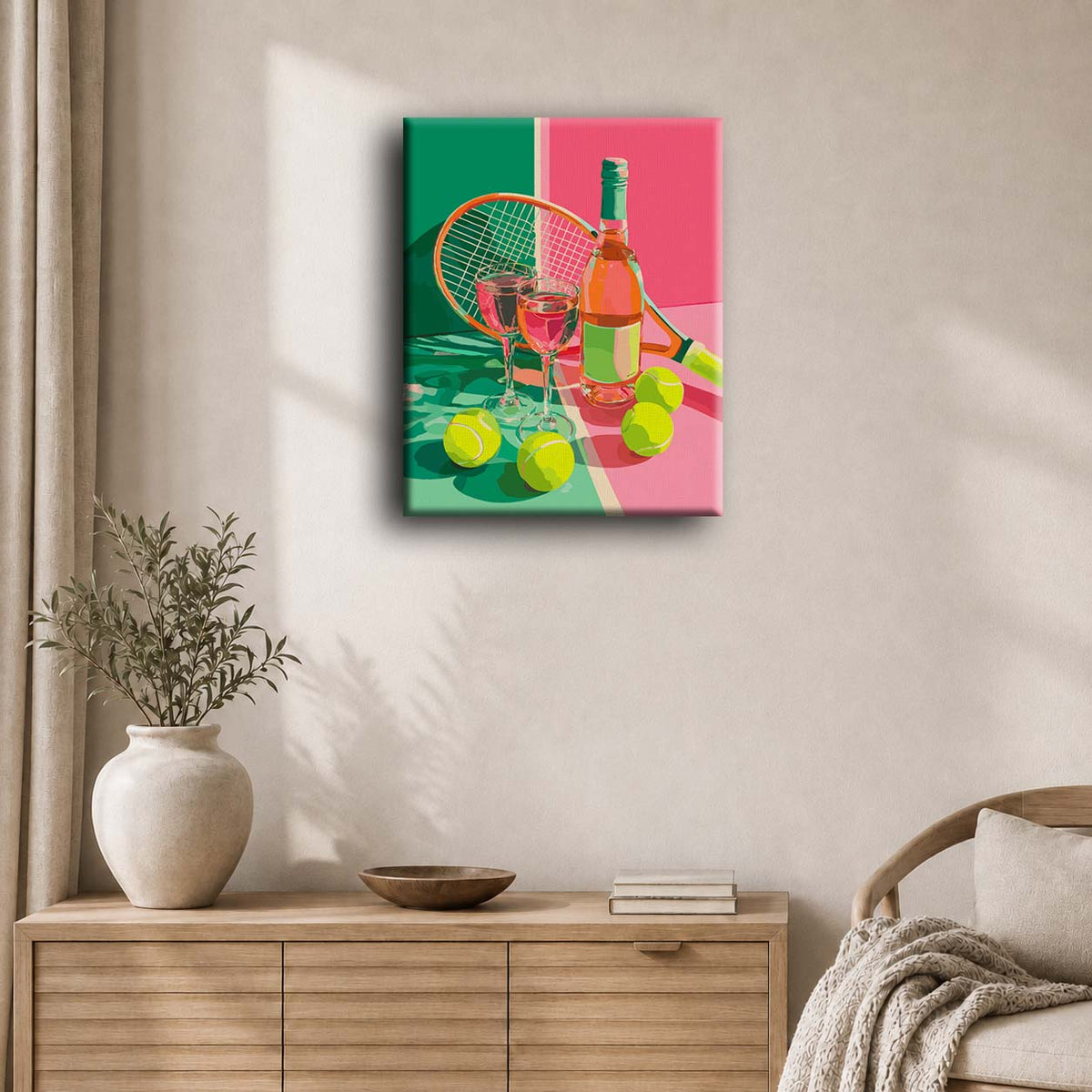 Sommerservering | Maleri etter tall