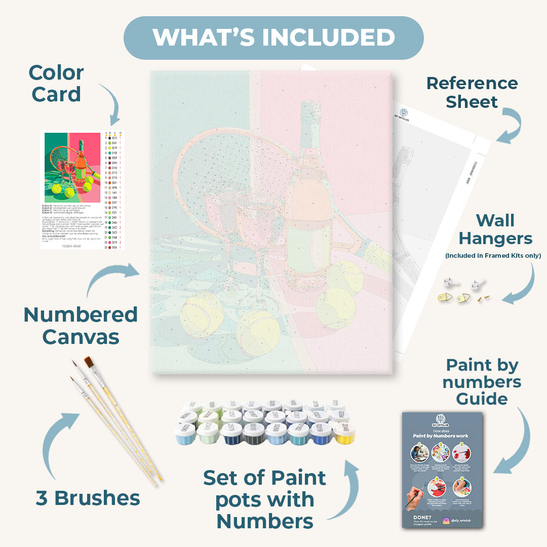 Summer Serve | Paint by Number