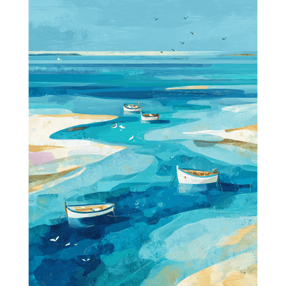 The Gentle Drift | Paint by Number- Paint by Numbers