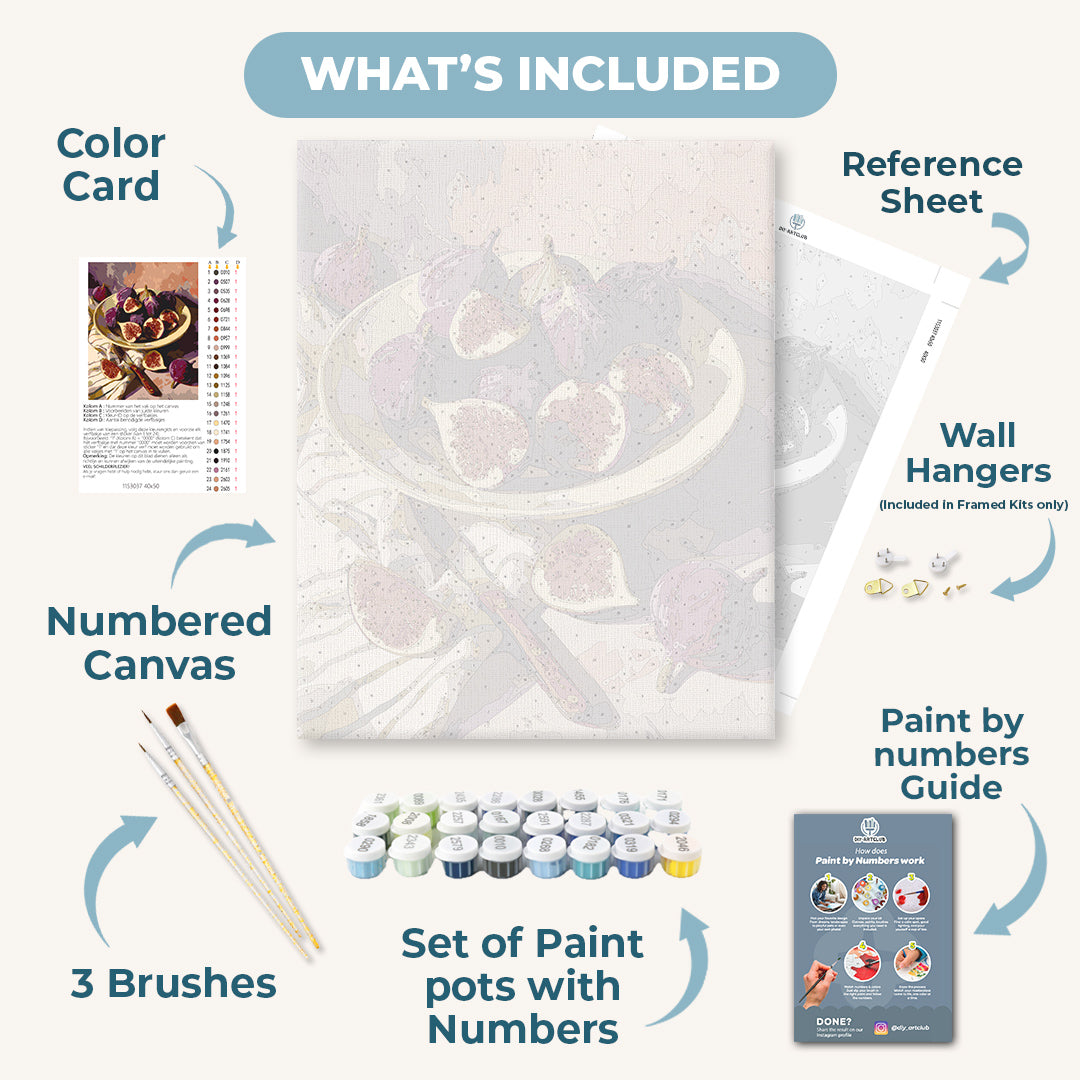 Figs plate | Paint by Number