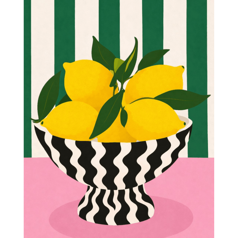 Zesty Geometry | Paint by Number- Paint by Numbers