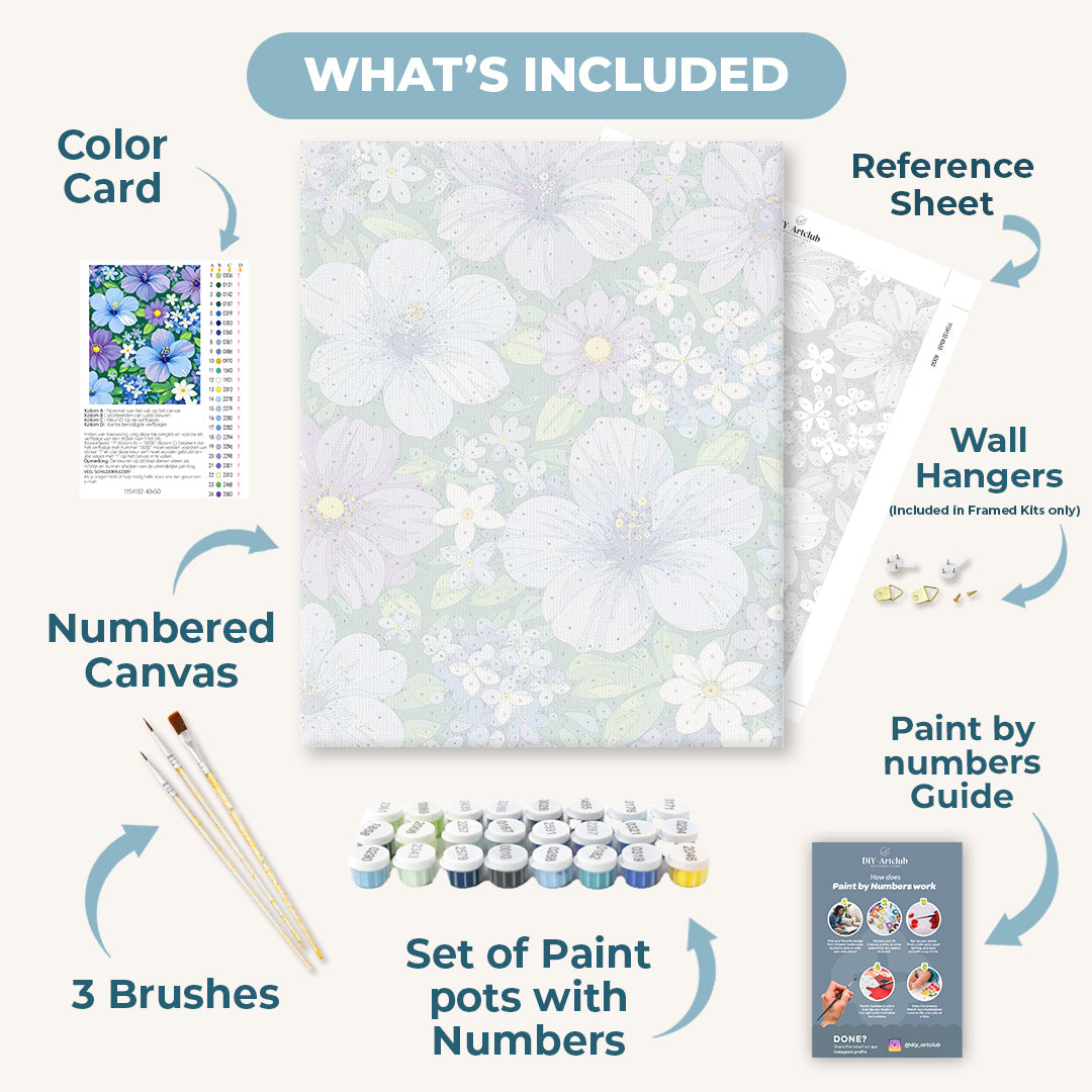 Meadow in Bloom | Paint by Number