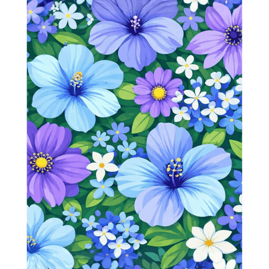 Meadow in Bloom | Paint by Number- Paint by Numbers