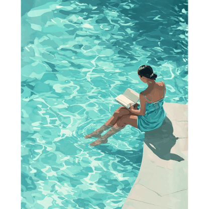 By the Pool | Paint by Number- Paint by Numbers