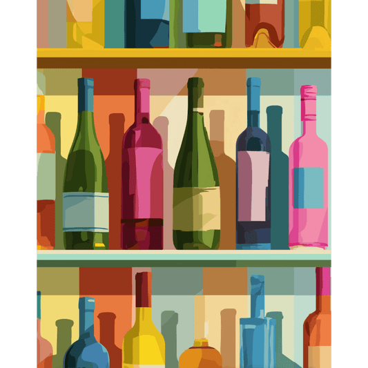 Bottled Palette | Paint by Number- Paint by Numbers