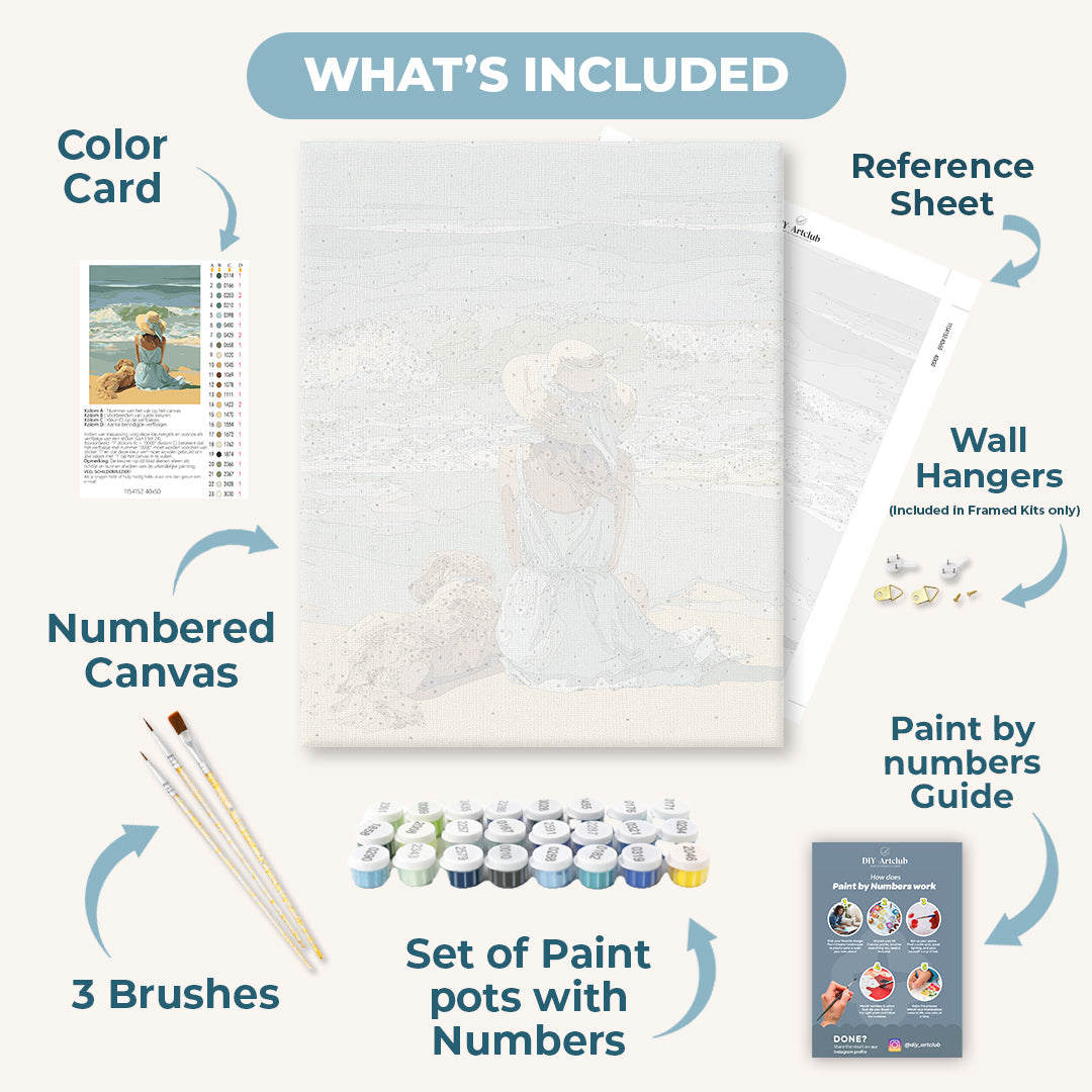Waves of Calm | Paint by Number