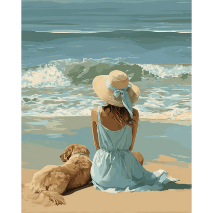 Waves of Calm | Paint by Number- Paint by Numbers