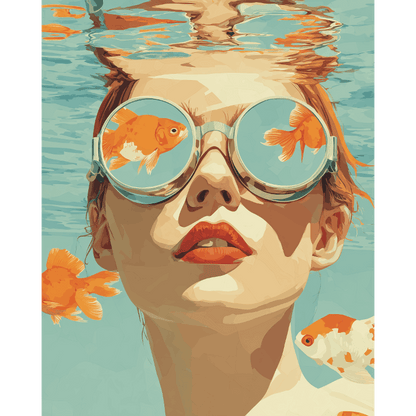 Liquid Dreams | Paint by Number- Paint by Numbers