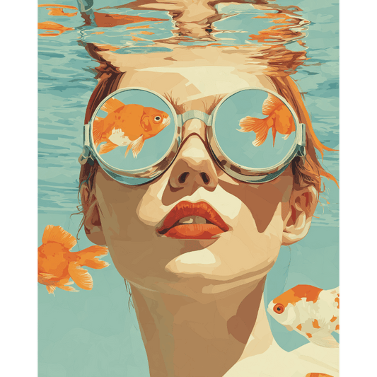 Liquid Dreams | Paint by Number- Paint by Numbers