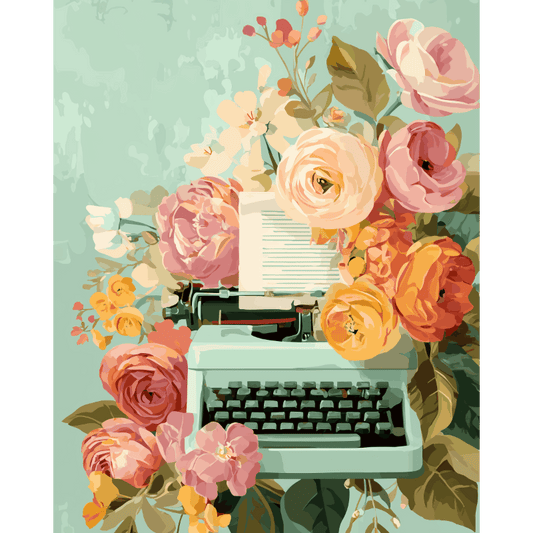 The Writer’s Garden | Paint by Number- Paint by Numbers