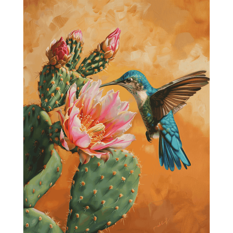 Mexican Nature | Paint by Number- Paint by Numbers