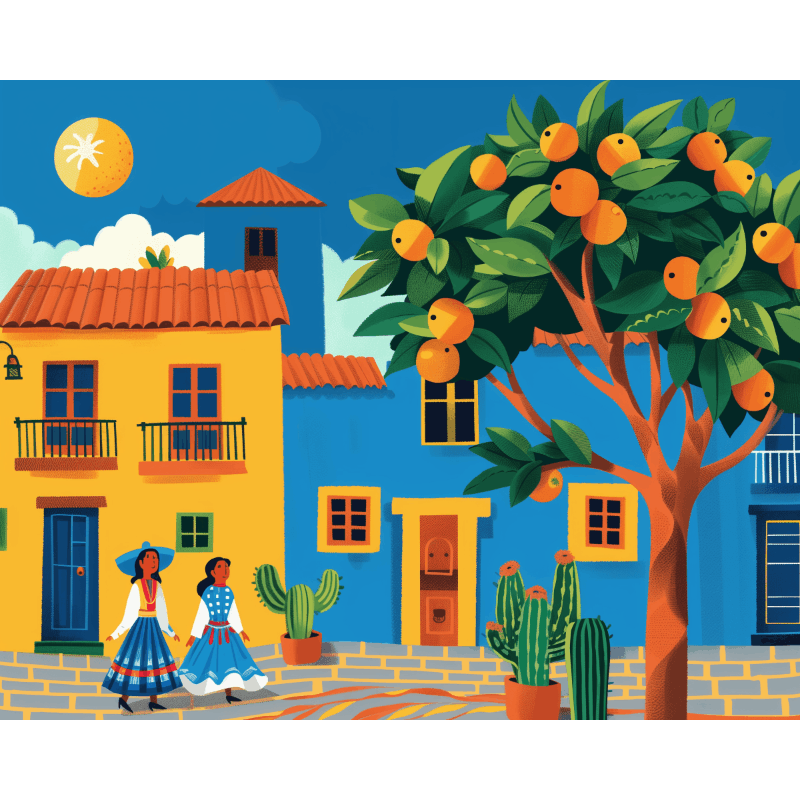 Amigos | Paint by Number- Paint by Numbers